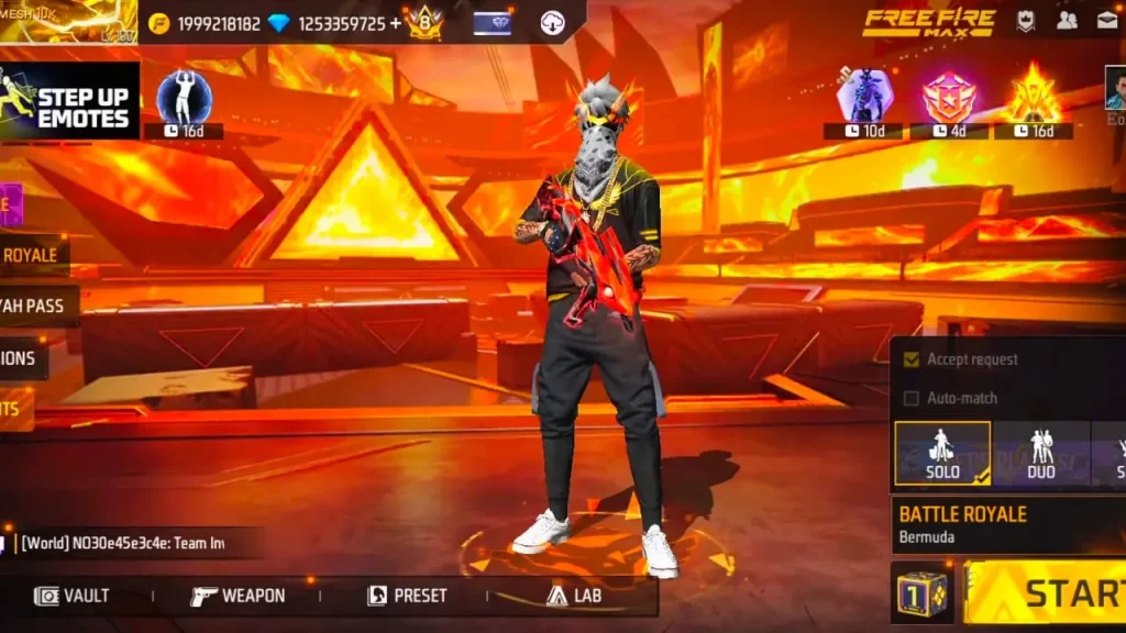 Free Fire Emote Bot App - Unlock All Emotes From Level 1 To 100